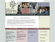 Tablet Screenshot of bethelohim-wellesley.org